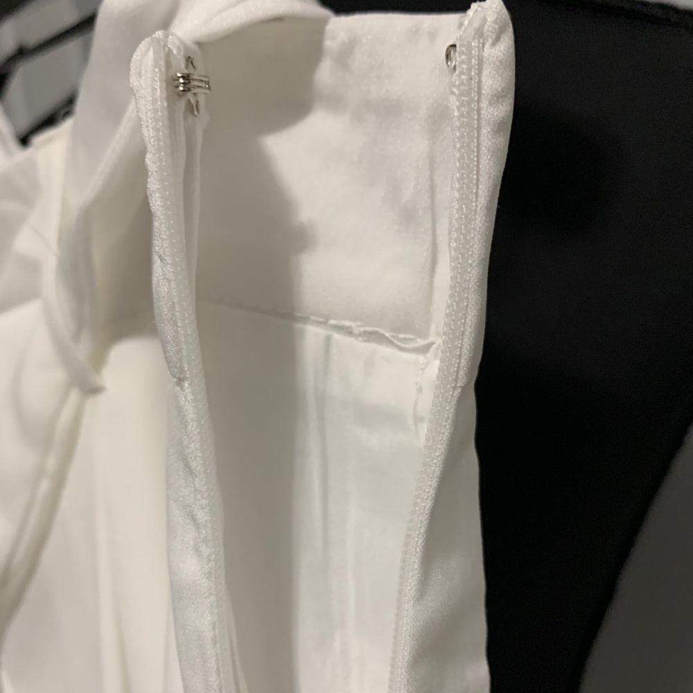NWT White Wide Leg Pants - Picture 5 of 10